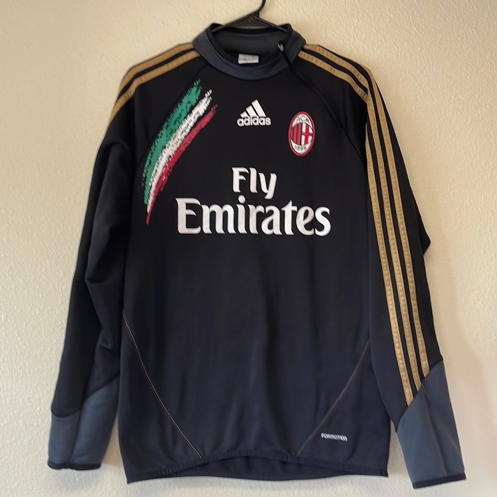 AC Milan Adidas Training Zip Up